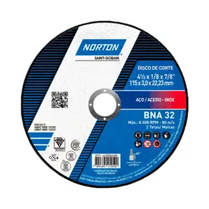 Disco de corte fino BNA Norton